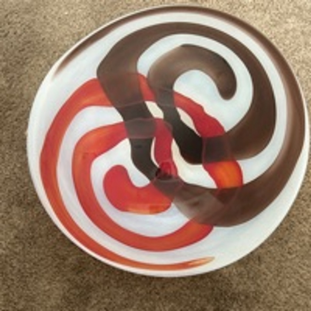 RePeli Decorative Bowl - White, Brown